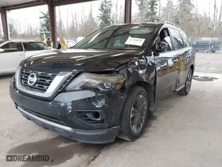 2017 Nissan Pathfinder SV with VIN 5N1DR2MN8HC656381, listed as a IAAI auction lot 41718856 with 116,359 mi miles. Bid and sale history available at carsss.com. Image 2.
