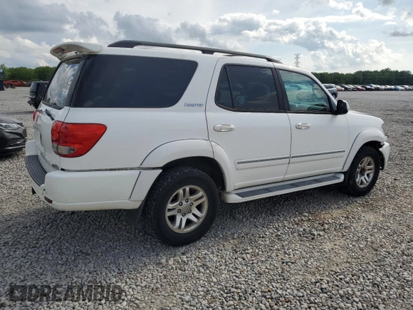 2006 Toyota Sequoia Limited with VIN 5TDZT38A06S273071, listed as a Copart auction lot 54582615 with 193,652 mi miles and Salvage Title. Bid and sale history available at DreamBid. Image 3.