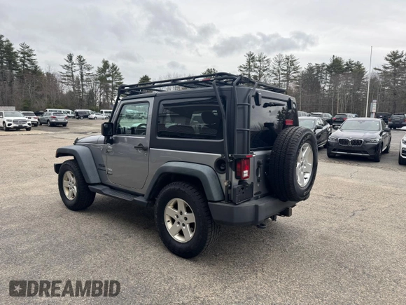 2013 Jeep Wrangler Sport with VIN 1C4AJWAG7DL605881, listed as a Copart auction lot 53525105 with 214,662 mi miles and Clean Title. Bid and sale history available at carsss.com. Image 3.