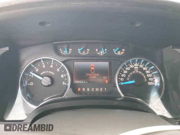 2014 Ford F-150 XL with VIN 1FTFW1CF2EFA90187, listed as a Copart auction lot 44587225 with 105,023 mi miles and Clean Title. Bid and sale history available at carsss.com. Image 9.