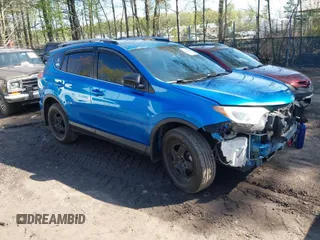 2018 Toyota RAV4 LE with VIN JTMBFREV3JJ253566, listed as a IAAI auction lot 41978107 with 49,729 mi miles. Bid and sale history available at carsss.com. Image 1.