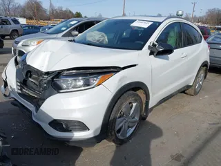 2019 Honda HR-V EX with VIN 3CZRU5H51KM726033, listed as a IAAI auction lot 41607041 with 73,220 mi miles. Bid and sale history available at carsss.com. Image 2.
