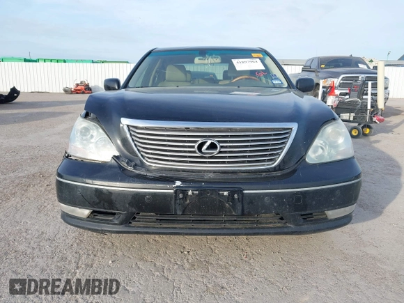 2005 Lexus LS 430 with VIN JTHBN36F155019723, listed as a IAAI auction lot 41897964 with 115,995 mi miles and . Bid and sale history available at DreamBid. Image 12.