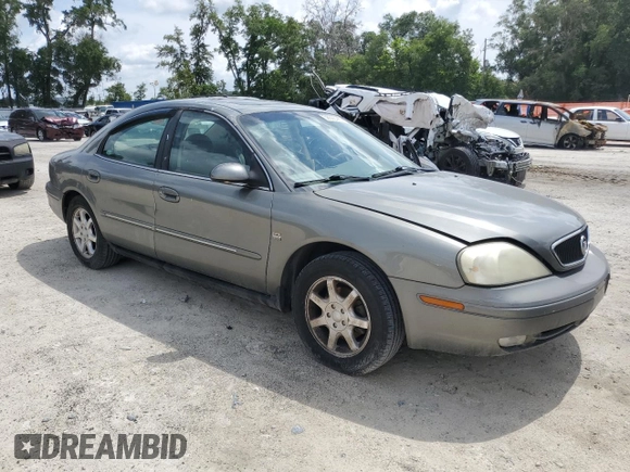 2003 Mercury Sable LS Premium with VIN 1MEFM55S83A604592, listed as a Copart auction lot 58505415 with 119,684 mi miles and Salvage title. Bid and sale history available at DreamBid. Image 4.