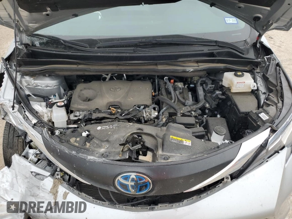 2022 Toyota Sienna XLE with VIN 5TDYRKEC5NS123868, listed as a Copart auction lot 50550835 with 37,350 mi miles and Salvage Title. Bid and sale history available at DreamBid. Image 12.