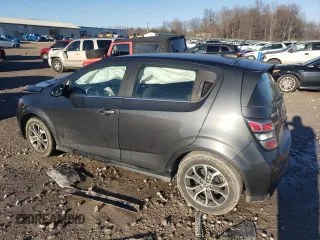 2017 Chevrolet Sonic LT with VIN 1G1JD6SH3H4140295, listed as a Copart auction lot 88450865 with 124,117 mi miles and Salvage Title. Bid and sale history available at carsss.com. Image 2.