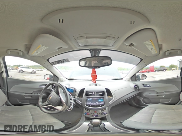 2015 Chevrolet Sonic LT with VIN 1G1JC5SH4F4187829, listed as a Copart auction lot 58529775 with 119,036 mi miles and Salvage title. Bid and sale history available at DreamBid. Image 14.