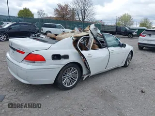 2004 BMW 7 Series 745Li with VIN WBAGN63554DS54633, listed as a IAAI auction lot 42050972 with Not Provided miles and . Bid and sale history available at carsss.com. Image 4.
