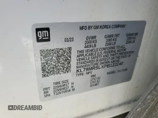 2023 Chevrolet TrailBlazer LT with VIN KL79MRSLXPB122240, listed as a Copart auction lot 42563925 with 34,320 mi miles and Salvage Title. Bid and sale history available at carsss.com. Image 13.