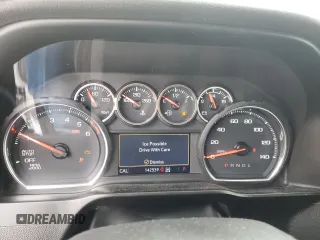 2021 Chevrolet Silverado 1500 LT with VIN 3GCUYDET2MG149418, listed as a Copart auction lot 89065105 with 142,539 mi miles and Salvage Title. Bid and sale history available at carsss.com. Image 9.
