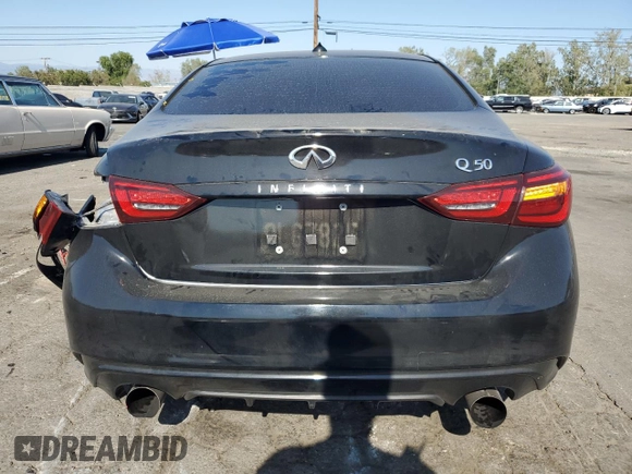 2020 Infiniti Q50 3.0t LUXE with VIN JN1EV7AP7LM202944, listed as a Copart auction lot 52463535 with 69,757 mi miles and Salvage Title. Bid and sale history available at carsss.com. Image 6.