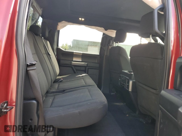 2017 Ford F-150 XL with VIN 1FTEW1EP4HKE01681, listed as a Copart auction lot 57532195 with 95,882 mi miles and Salvage title. Bid and sale history available at DreamBid. Image 10.