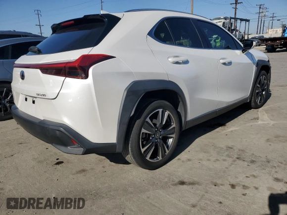 2019 Lexus UX with VIN JTHY3JBH3K2002849, listed as a Copart auction lot 52807475 with 54,593 mi miles and Salvage Title. Bid and sale history available at carsss.com. Image 3.