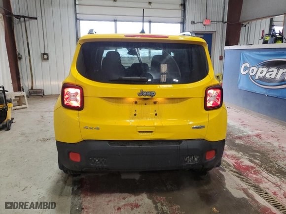2018 Jeep Renegade Latitude with VIN ZACCJBBB6JPH50728, listed as a Copart auction lot 51365305 with 79,492 mi miles and Salvage Title. Bid and sale history available at carsss.com. Image 6.