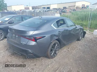 2024 Lexus IS 350 F Sport with VIN JTHBZ1E21R5036891, listed as a IAAI auction lot 42515614 with 6,904 mi miles and . Bid and sale history available at DreamBid. Image 4.