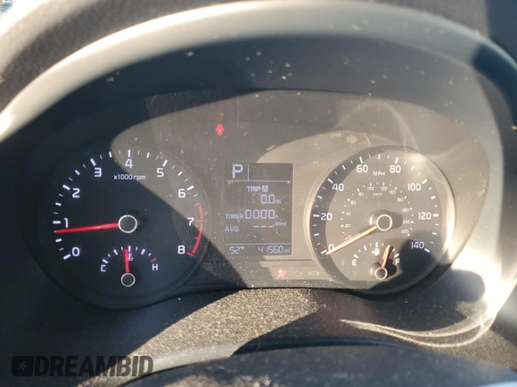 2020 Kia Rio LX with VIN 3KPA24AD3LE335045, listed as a Copart auction lot 88588195 with 41,560 mi miles and Salvage Title. Bid and sale history available at carsss.com. Image 9.