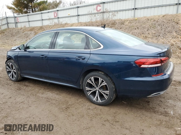2021 Volkswagen Passat SE with VIN 1VWSA7A35MC012993, listed as a Copart auction lot 49927025 with 35,540 mi miles and Salvage title. Bid and sale history available at DreamBid. Image 2.