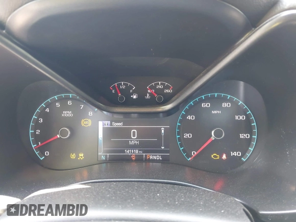 2017 Chevrolet Colorado 4WD Z71 with VIN 1GCGTDEN7H1265540, listed as a IAAI auction lot 42419600 with 140,998 mi miles and . Bid and sale history available at DreamBid. Image 7.