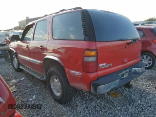 2000 GMC Yukon SLT with VIN 1GKEK13T3YJ184288, listed as a Copart auction lot 70322284 with 0 mi miles and Salvage Title. Bid and sale history available at carsss.com. Image 2.