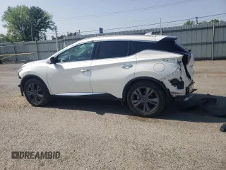 2023 Nissan Murano Platinum z VIN 5N1AZ2DJ3PC114829, wystawiony jako Copart lot #51011075 z przebiegiem 60 729 mil mil oraz Szkoda całkowita • Salvage title. Historia ofert i sprzedaży dostępna na DreamBid. Obrazek 2.