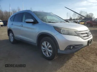 2012 Honda CR-V EX-L with VIN JHLRM4H7XCC003997, listed as a Copart auction lot 47689255 with 165,966 mi miles and Salvage Title. Bid and sale history available at carsss.com. Image 4.