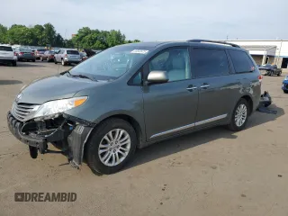 2014 Toyota Sienna XLE z VIN 5TDYK3DC2ES437683, wystawiony jako Copart lot #60549975 z przebiegiem 145 608 mil mil oraz Szkoda całkowita • Salvage title. Historia ofert i sprzedaży dostępna na DreamBid. Obrazek 1.