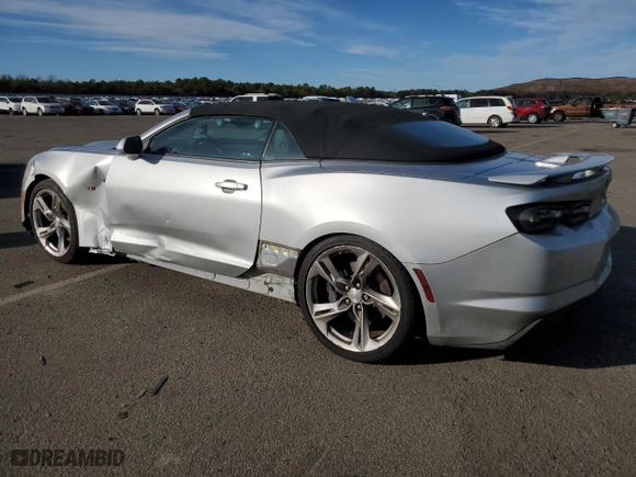 2019 Chevrolet Camaro 2SS with VIN 1G1FH3D72K0116176, listed as a Copart auction lot 87466724 with 58,123 mi miles and Salvage Title. Bid and sale history available at carsss.com. Image 2.