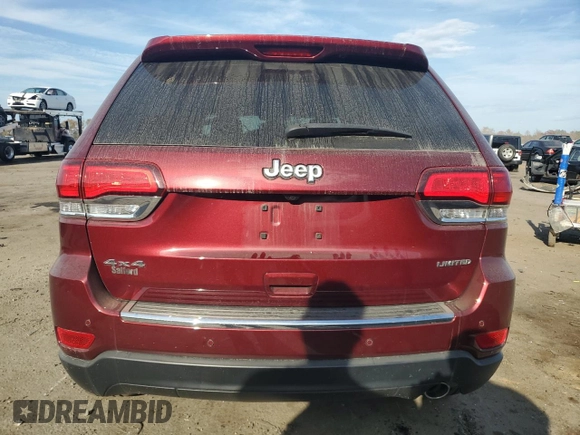 2022 Jeep Grand Cherokee WK Limited with VIN 1C4RJFBG9NC142273, listed as a Copart auction lot 78364814 with 40,054 mi miles and Salvage Title. Bid and sale history available at carsss.com. Image 6.