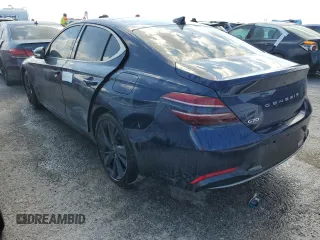 2023 Genesis G70 2.0T with VIN KMTG34TA9PU120546, listed as a Copart auction lot 75130334 with Not Provided miles and Salvage Title. Bid and sale history available at DreamBid. Image 2.