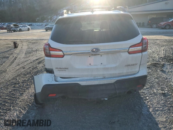 2021 Subaru Ascent Premium with VIN 4S4WMAFD3M3457397, listed as a Copart auction lot 42195465 with 43,521 mi miles and Salvage Title. Bid and sale history available at carsss.com. Image 6.