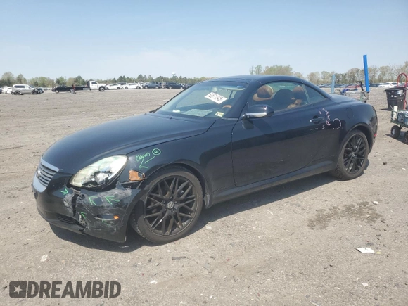 2002 Lexus SC 430 with VIN JTHFN48YX20026264, listed as a Copart auction lot 52571945 with 170,019 mi miles and Salvage Title. Bid and sale history available at DreamBid. Image 1.