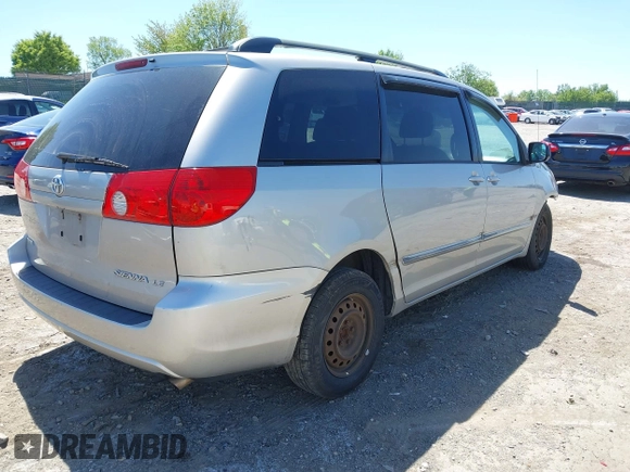 2007 Toyota Sienna CE with VIN 5TDZK23C97S006616, listed as a IAAI auction lot 42128854 with 234,985 mi miles and . Bid and sale history available at DreamBid. Image 4.