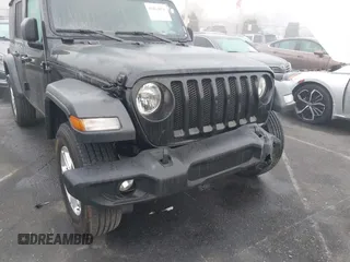2022 Jeep Wrangler Unlimited Sport with VIN 1C4HJXDG1NW251565, listed as a IAAI auction lot 41163076 with 24,877 mi miles and . Bid and sale history available at DreamBid. Image 6.