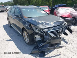 2015 Hyundai Sonata 2.4L Sport with VIN 5NPE34AF7FH250547, listed as a IAAI auction lot 42033370 with 79,840 mi miles. Bid and sale history available at carsss.com. Image 19.