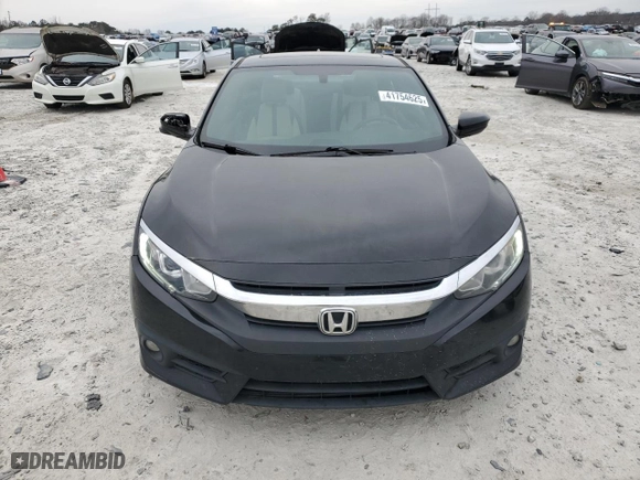 2017 Honda Civic Coupe EX-T with VIN 2HGFC3B36HH354351, listed as a Copart auction lot 41754625 with NaN miles and Salvage Title. Bid and sale history available at carsss.com. Image 5.