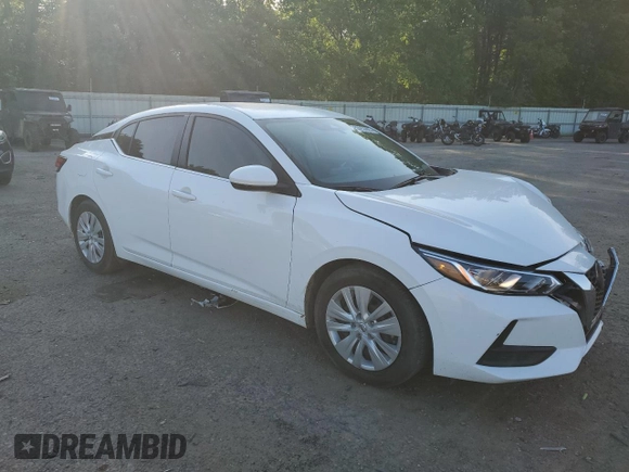 2023 Nissan Sentra S z VIN 3N1AB8BV4PY291112, wystawiony jako Copart lot #53253995 z przebiegiem 11 388 mil mil oraz Szkoda całkowita • Salvage title. Historia ofert i sprzedaży dostępna na DreamBid. Obrazek 4.