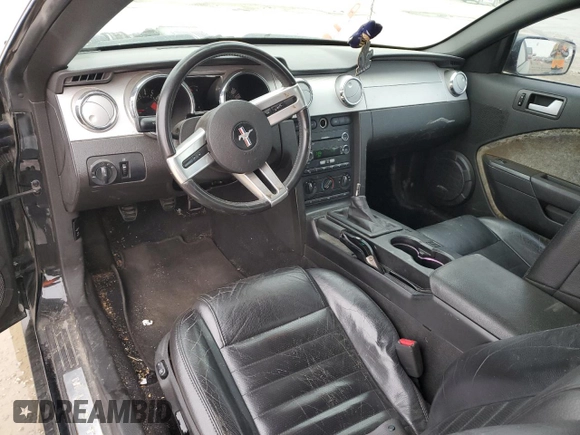 2009 Ford Mustang GT with VIN 1ZVHT82HX95105699, listed as a Copart auction lot 53817395 with 139,600 mi miles and Salvage title. Bid and sale history available at DreamBid. Image 8.