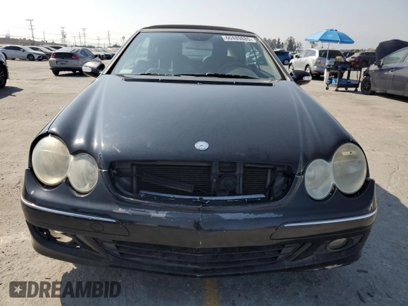 2008 Mercedes-Benz CLK 350 with VIN WDBTK56F28F250346, listed as a Copart auction lot 60489885 with 124,621 mi miles and Clean title. Bid and sale history available at DreamBid. Image 5.