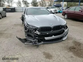 2025 BMW 8 Series M850i with VIN WBAGV8C02SCS15792, listed as a Copart auction lot 47324855 with 3,962 mi miles and Salvage Title. Bid and sale history available at carsss.com. Image 13.