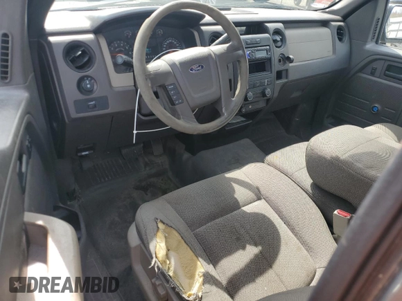 2010 Ford F-150 XL with VIN 1FTMF1C80AKB32382, listed as a Copart auction lot 49377225 with 174,520 mi miles and Salvage Title. Bid and sale history available at carsss.com. Image 8.