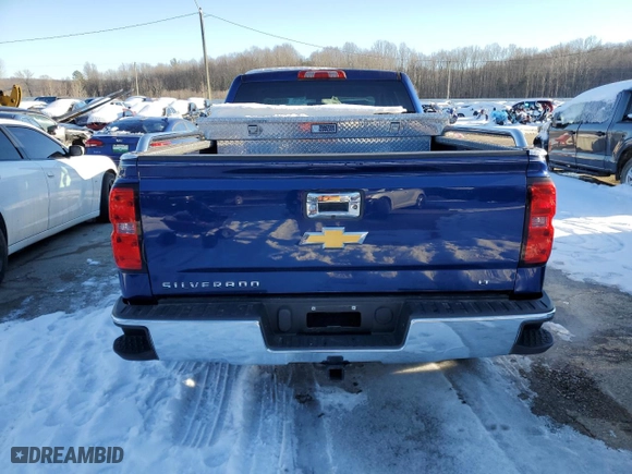2014 Chevrolet Silverado 1500 LT with VIN 3GCUKREH2EG402443, listed as a Copart auction lot 41668145 with 81,300 mi miles and Salvage Title. Bid and sale history available at carsss.com. Image 6.