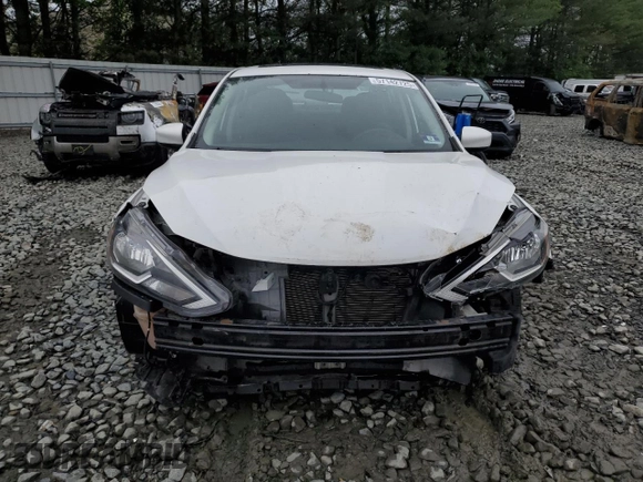 2017 Nissan Sentra SV with VIN 3N1AB7AP8HY255485, listed as a Copart auction lot 57142725 with Not provided miles and Salvage title. Bid and sale history available at DreamBid. Image 5.