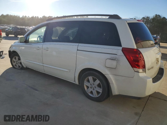 2005 Nissan Quest SE with VIN 5N1BV28U75N111275, listed as a Copart auction lot 88287365 with 0 mi miles and Salvage Title. Bid and sale history available at carsss.com. Image 2.