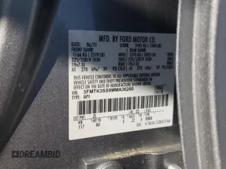 2021 Ford Mustang Mach-E Premium с VIN 3FMTK3SS9MMA36260, выставлен на аукционе Copart как лот 52436515 с пробегом 39 106 миль миль и Списание • Salvage title. История ставок и продаж доступна на DreamBid. Изображение 13.