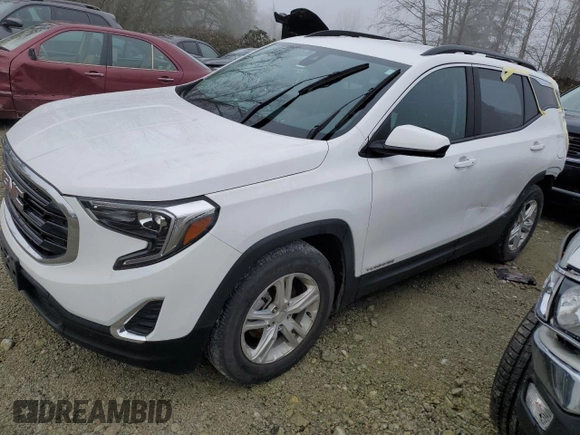 2021 GMC Terrain SLE с VIN 3GKALMEV7ML347782, выставлен на аукционе Copart как лот 83702264 с пробегом Не указан миль и Списание • Salvage title. История ставок и продаж доступна на DreamBid. Изображение 1.