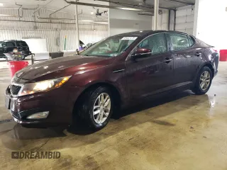 2013 Kia Optima LX z VIN 5XXGM4A73DG194503, wystawiony jako Copart lot #58482475 z przebiegiem 106 170 mil mil oraz Szkoda całkowita • Salvage title. Historia ofert i sprzedaży dostępna na DreamBid. Obrazek 1.