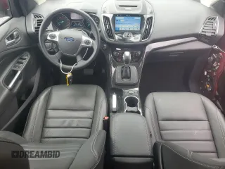 2016 Ford Escape Titanium with VIN 1FMCU9J90GUA02736, listed as a Copart auction lot 63068165 with 23,860 mi miles and Salvage title. Bid and sale history available at DreamBid. Image 8.