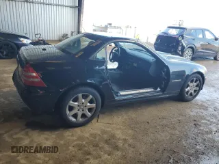 2001 Mercedes-Benz SLK 230 Kompressor z VIN WDBKK49F41F209482, wystawiony jako Copart lot #45523305 z przebiegiem Nie podano mil oraz Szkoda całkowita • Salvage title. Historia ofert i sprzedaży dostępna na DreamBid. Obrazek 3.