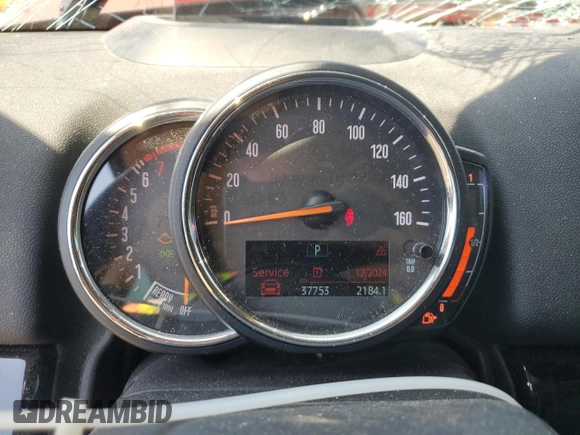 2019 MINI Countryman Cooper S with VIN WMZYT5C58K3G91717, listed as a Copart auction lot 65978195 with 37,753 mi miles and Salvage title. Bid and sale history available at DreamBid. Image 9.
