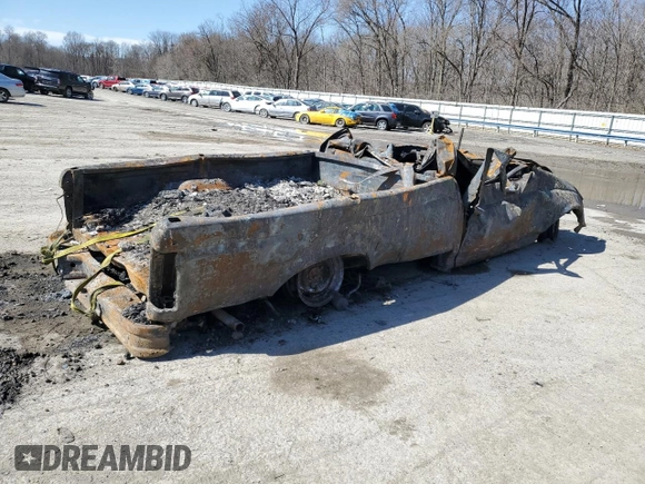 1987 Ford F-150 with VIN 1FTEF14N1HLA56135, listed as a Copart auction lot 49605055 with 0 mi miles and Salvage Title. Bid and sale history available at carsss.com. Image 3.
